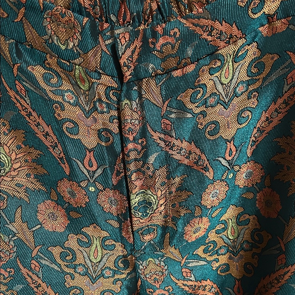Maeve Anthropologie Brocade print ankle pants - Picture 5 of 9
